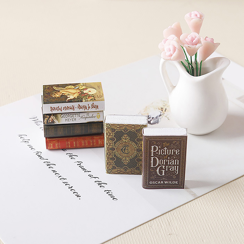 Resin Art Book - Hot Sale 6Pcs 1:12 Dollhouse Miniature