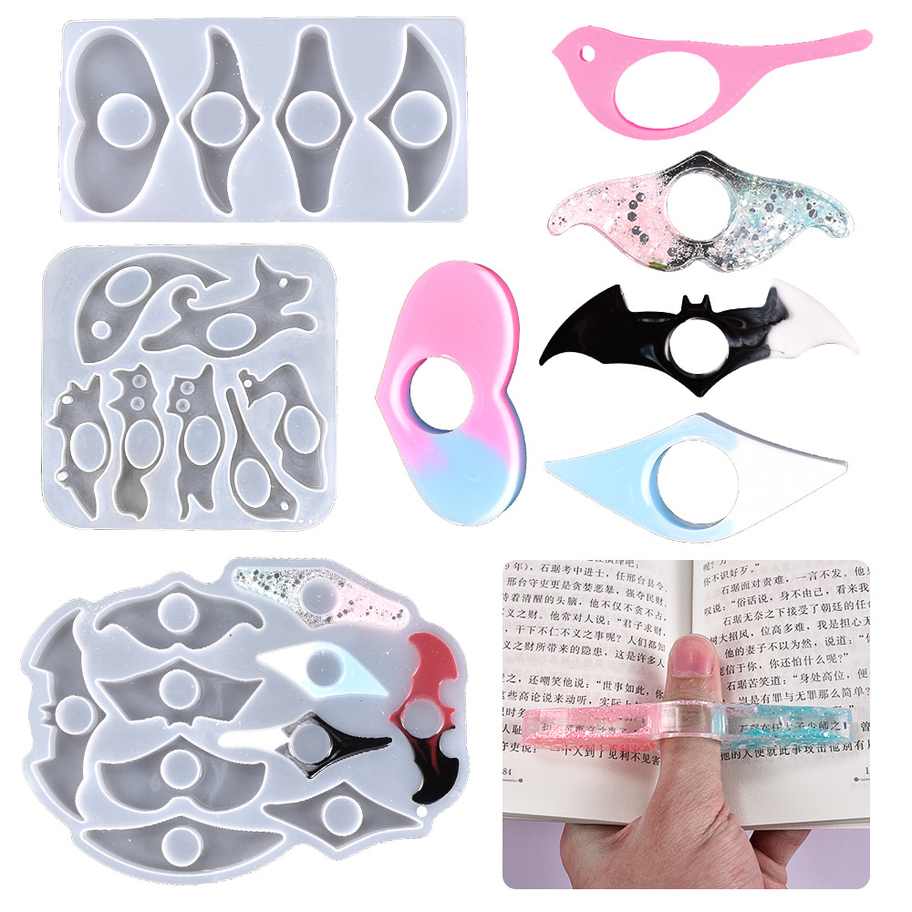 Resin Art Book - DIY Crystal Mirror Silicone Mold Multi-style