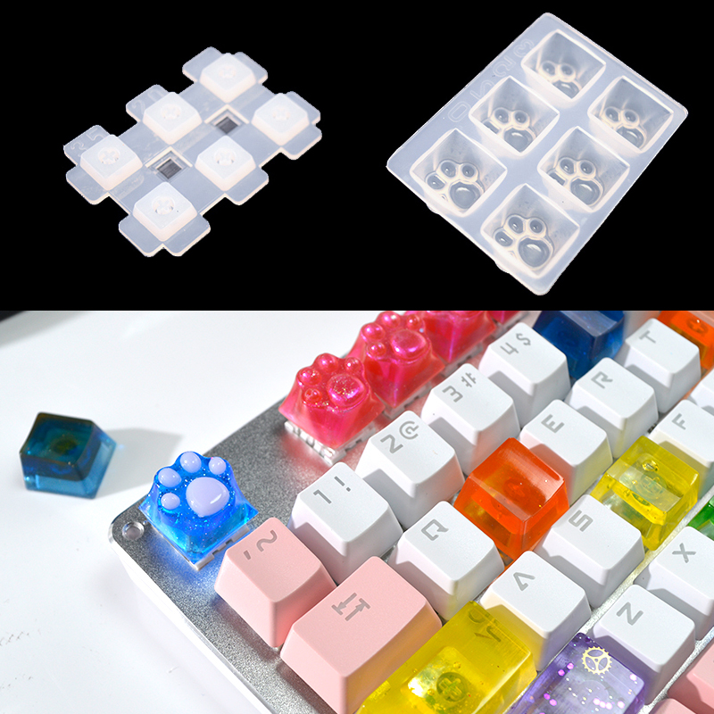 Resin Art Equipment - Key Cap Resin Mold Silicone Keycap