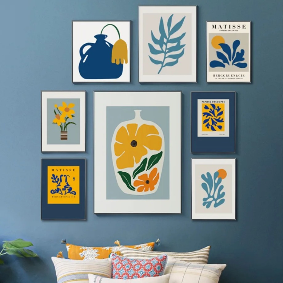 Resin Art Wall - Henri Matisse Picasso Posters Prints Flower