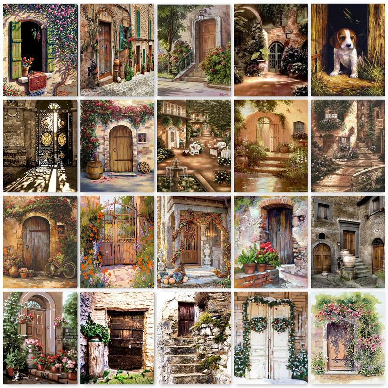 Resin Art On Canvas - GATYZTORY 60x75cm Painting By Numbers Kits