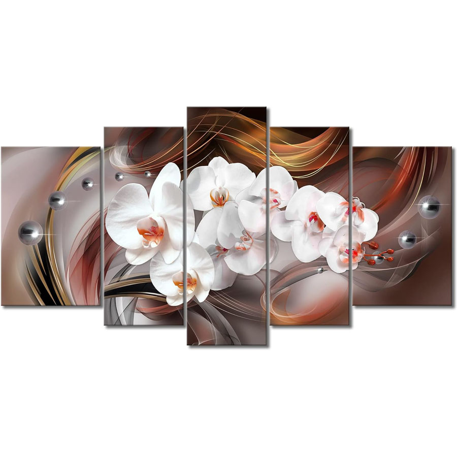 Background Resin Art - 5 pcs of living room wall