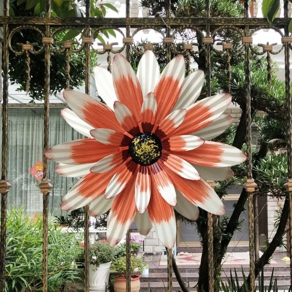 Background Resin Art - Garden Decor Iron Flower Fence Decoration