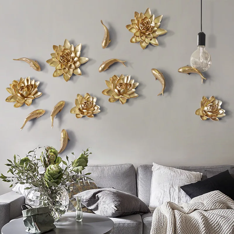 Background Resin Art - Chic 3D White Grey Resin Lotus