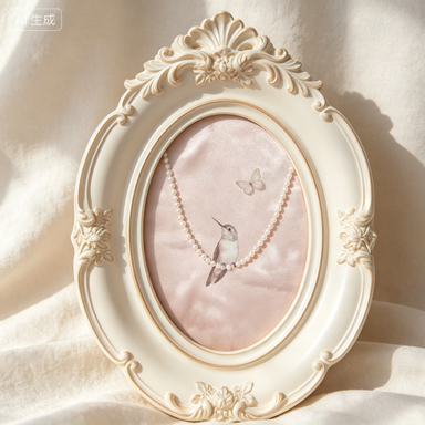 Background Resin Art - French Vintage Wall Photo Frame Art