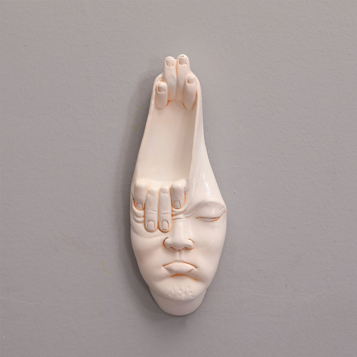 Background Resin Art - Creative Abstract Finger Face Art Resin