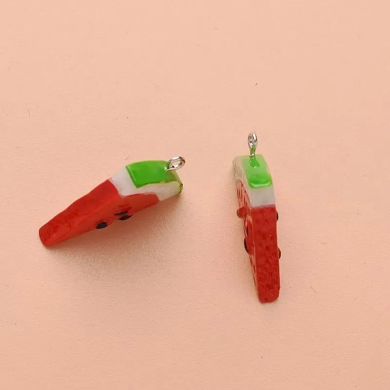 10Pcs Double Sided Triangle Wa - Resin Art Pendant 评论和价格