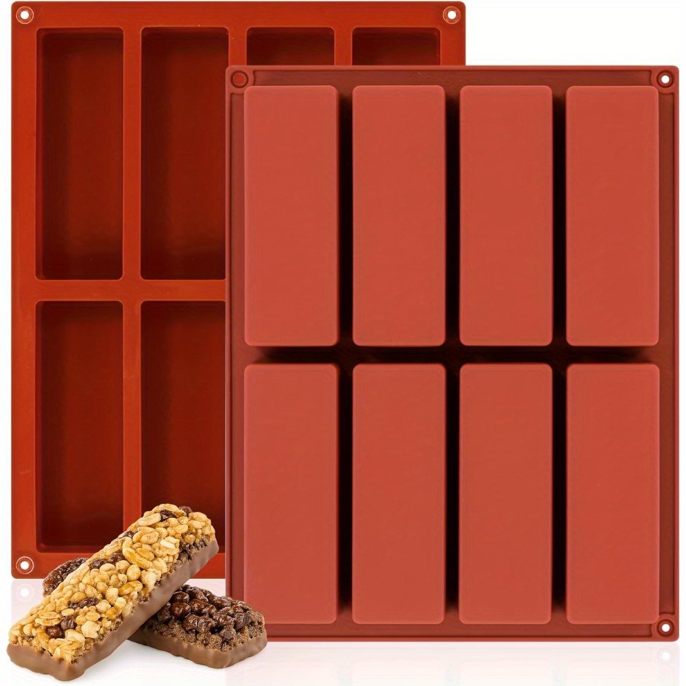 8-Cavity Butter Mould, Granola - Tray Mold Rectangle 评论和价格