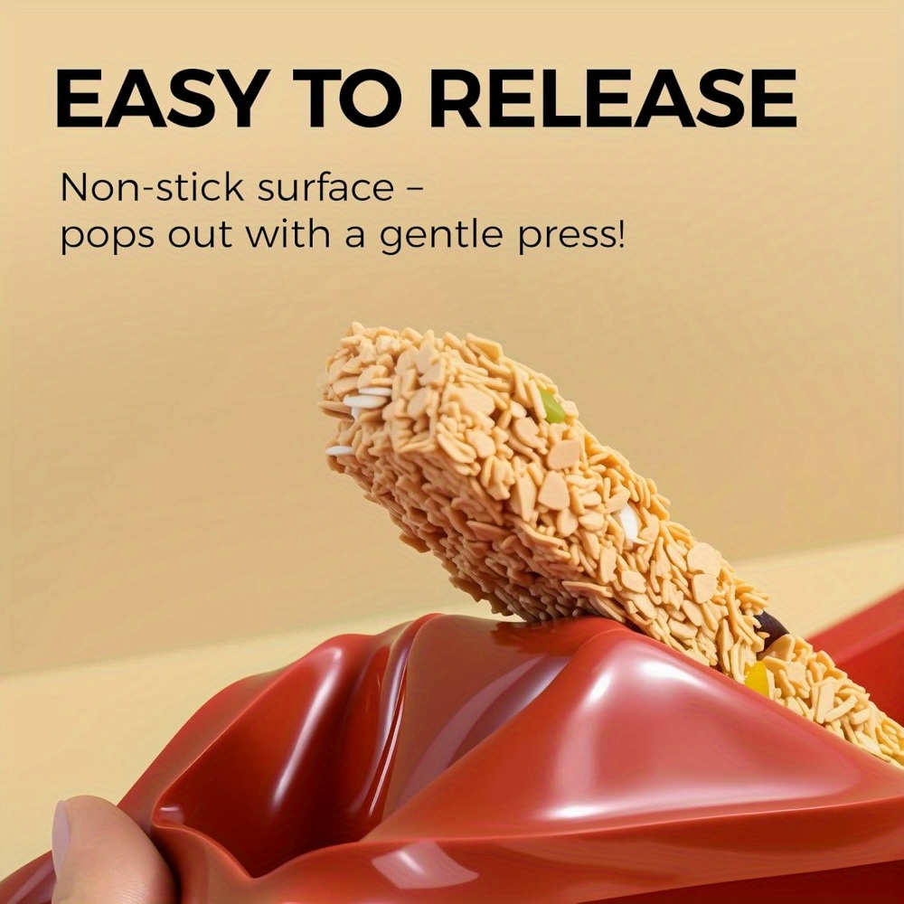 8-Cavity Butter Mould, Granola - Tray Mold Rectangle 评论和价格