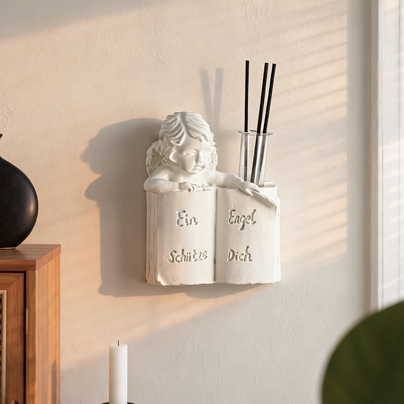 European Angel Book Wall Mount - Resin Art Book 评论和价格