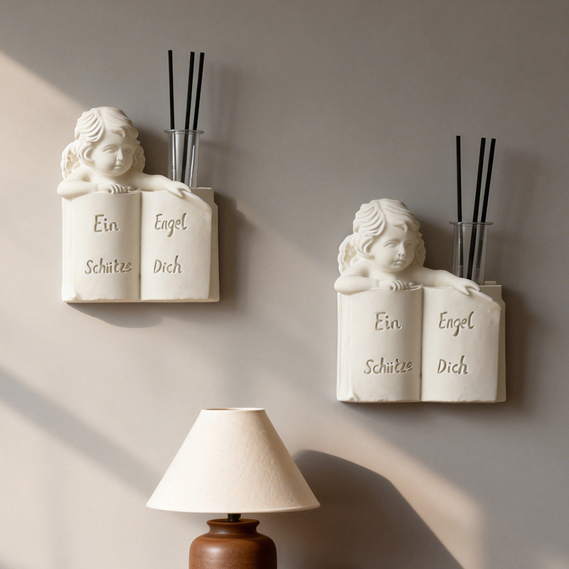European Angel Book Wall Mount - Resin Art Book 评论和价格