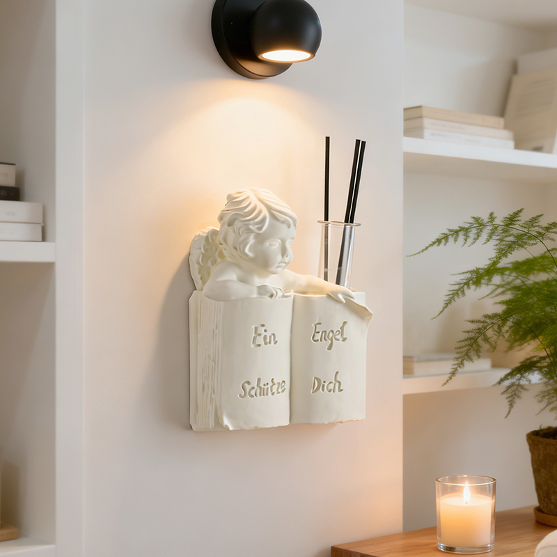 European Angel Book Wall Mount - Resin Art Book 评论和价格