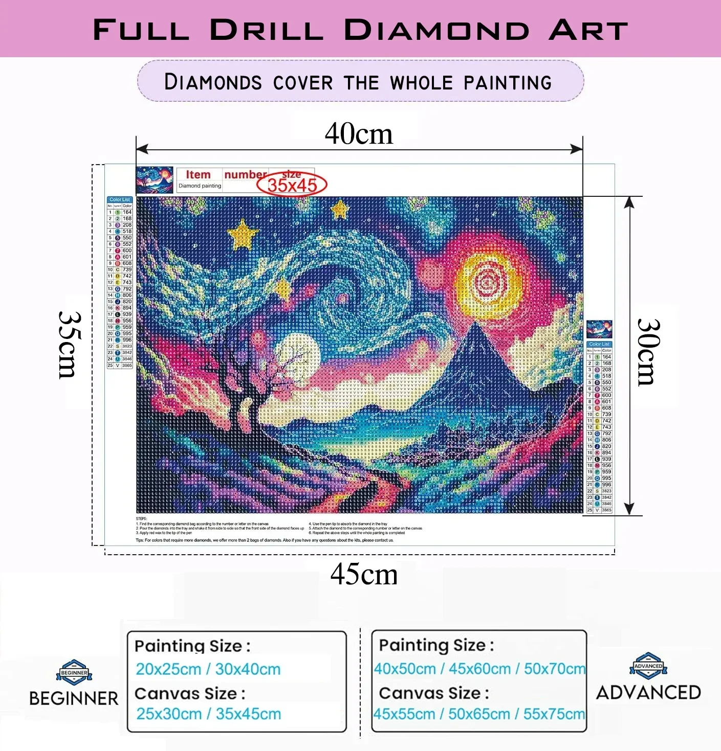 1pc frameless Diamond Painting - Resin Art Book 评论和价格