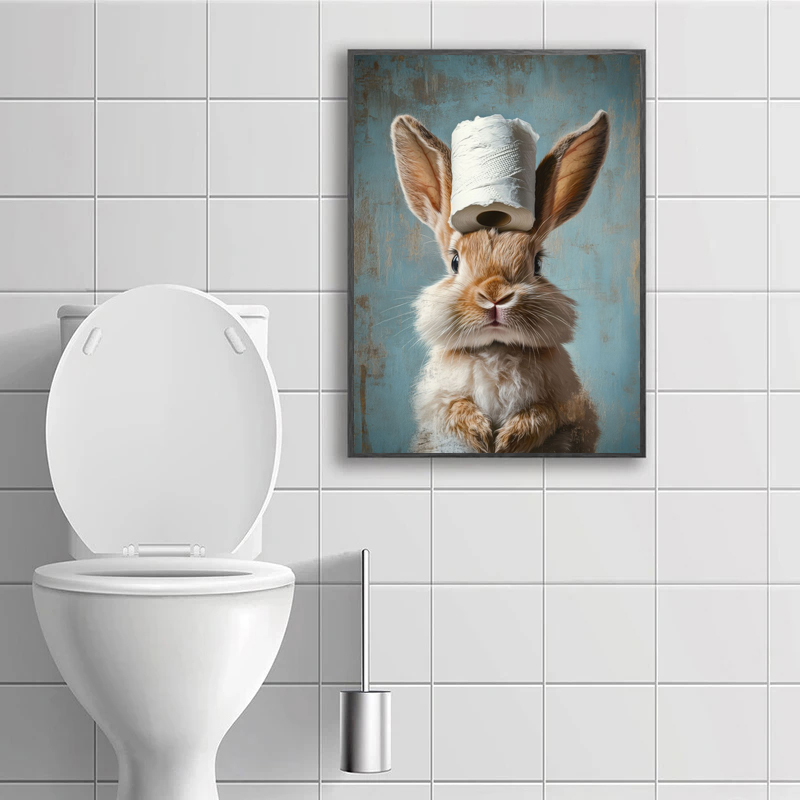 Cartoon Cute Funny Animals wit - Resin Art On Canvas 评论和价格
