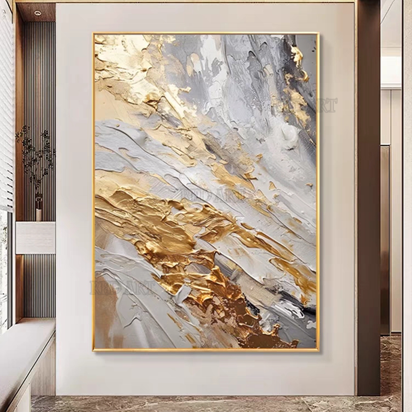 Large Size Contemporary Abstra - Resin Art On Canvas 评论和价格