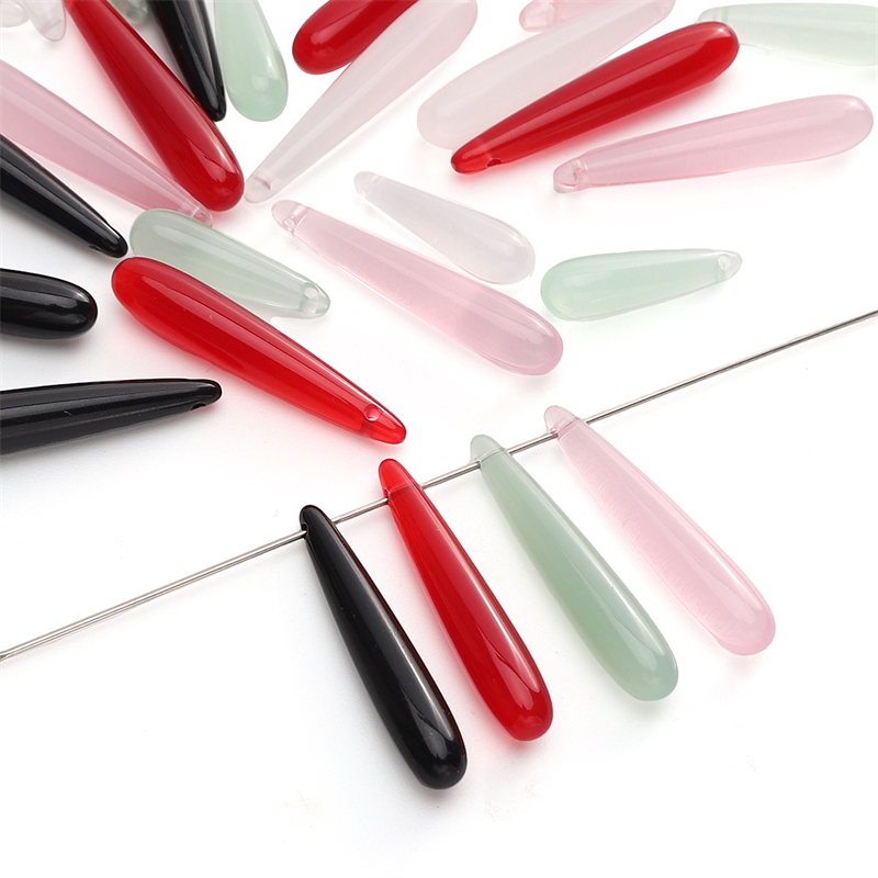 5pcs Beads Resin Teardrop Shap - Resin Art Pendant 评论和价格