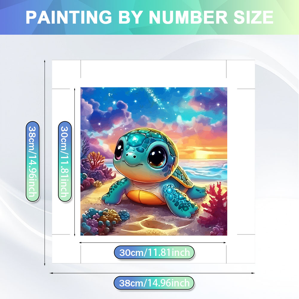 HUACAN Painting By Numbers Tur - Resin Art On Canvas 评论和价格
