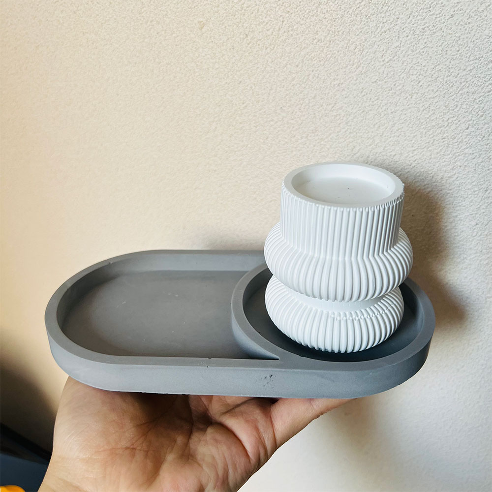 Oval Storage Tray Concrete Mol - Tray Mold Rectangle 评论和价格