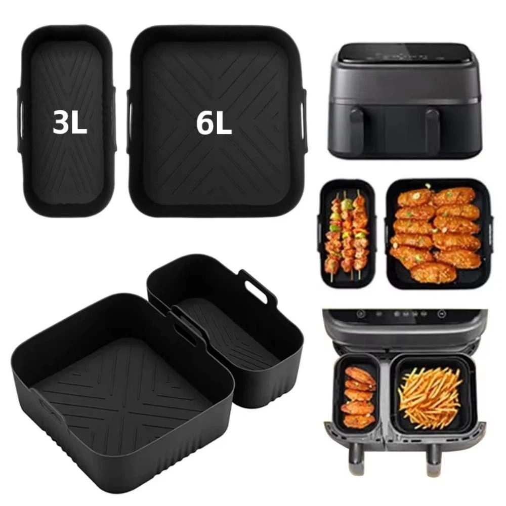 6L/3L Air Fryer Liner Non-Stic - Tray Mold Rectangle 评论和价格