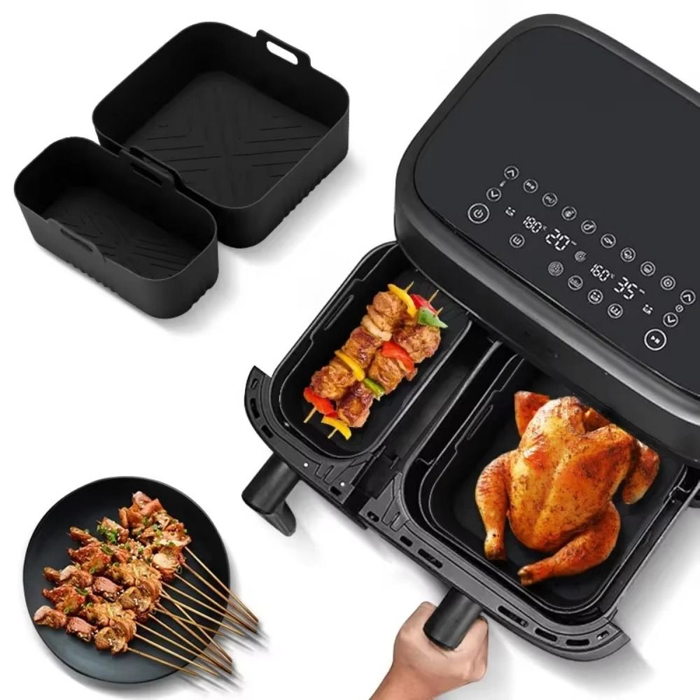 6L/3L Air Fryer Liner Non-Stic - Tray Mold Rectangle 评论和价格
