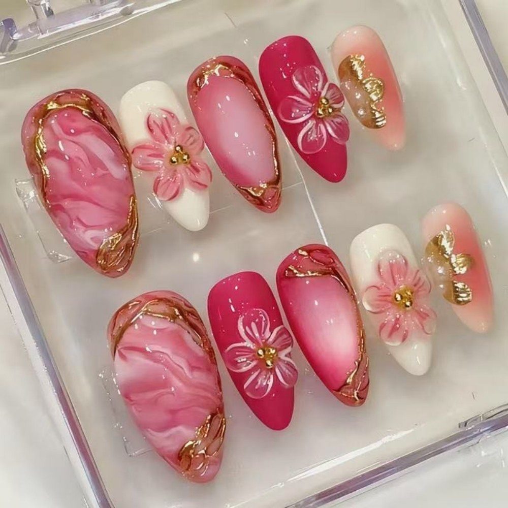 24PCS Luxury Emerald Green Flo - Resin Art Flowers 评论和价格