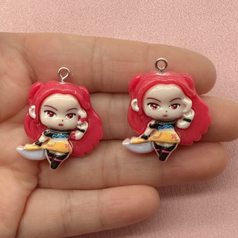 10pcs resin cartoon pendant, D - Resin Art Pendant 评论和价格