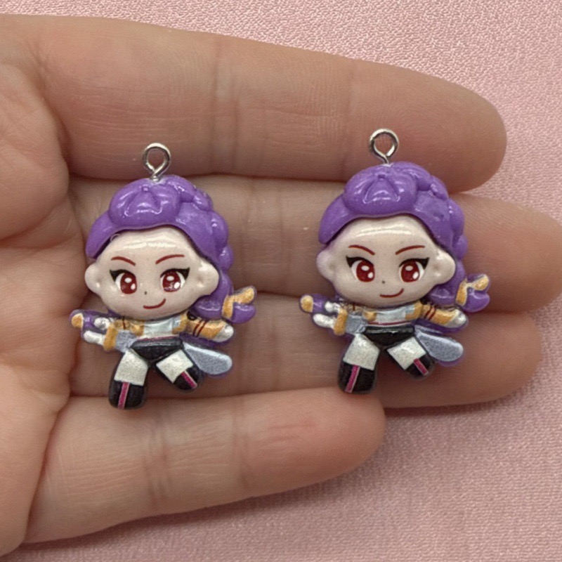 10pcs resin cartoon pendant, D - Resin Art Pendant 评论和价格