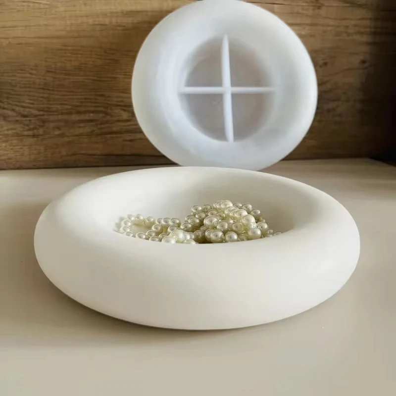 Big Round Tray Cement Silicone - Tray Mold Rectangle 评论和价格