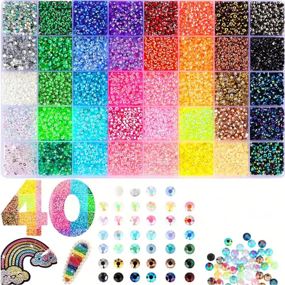 40 Colors Resin Jelly Rhinesto - Resin Art Book 评论和价格