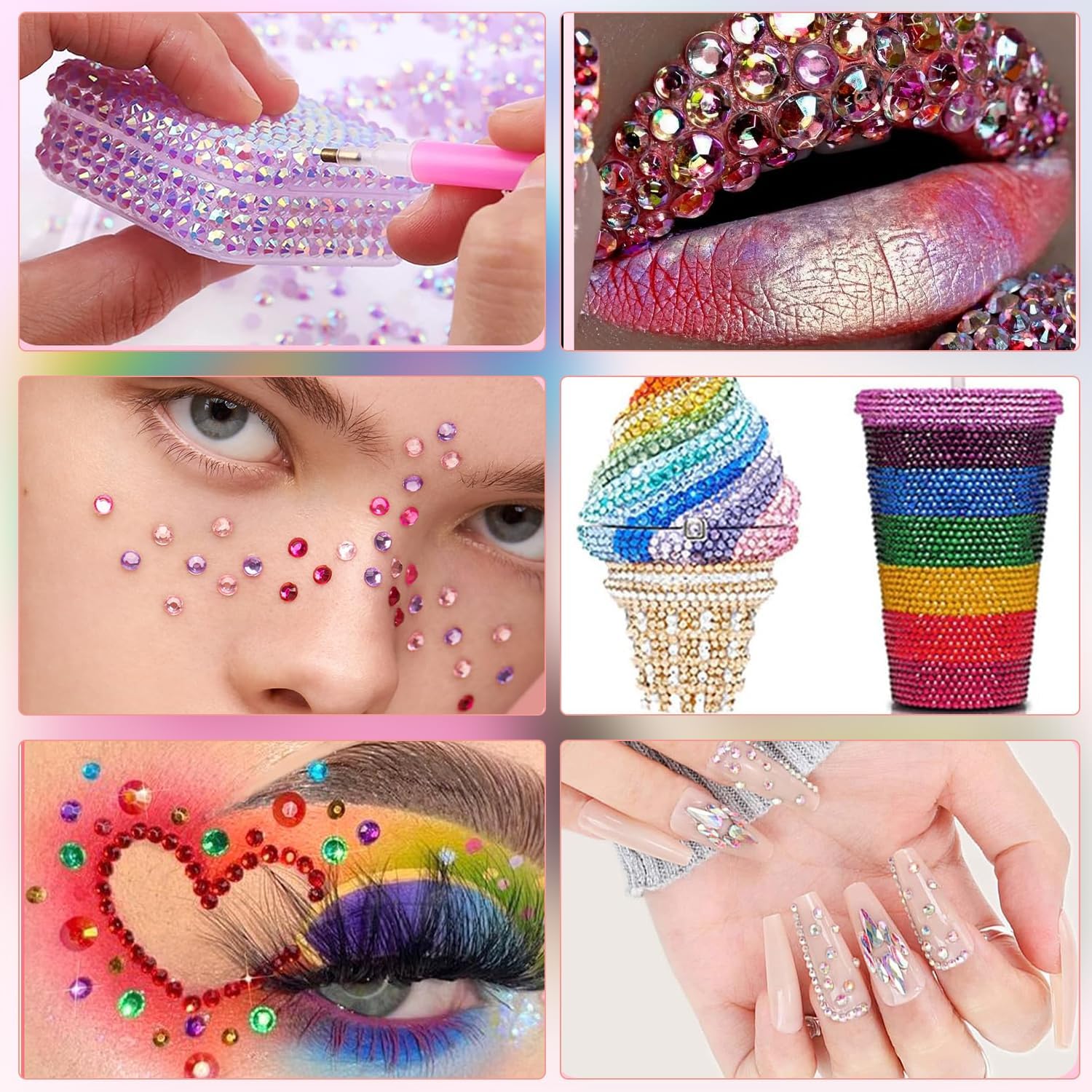 40 Colors Resin Jelly Rhinesto - Resin Art Book 评论和价格