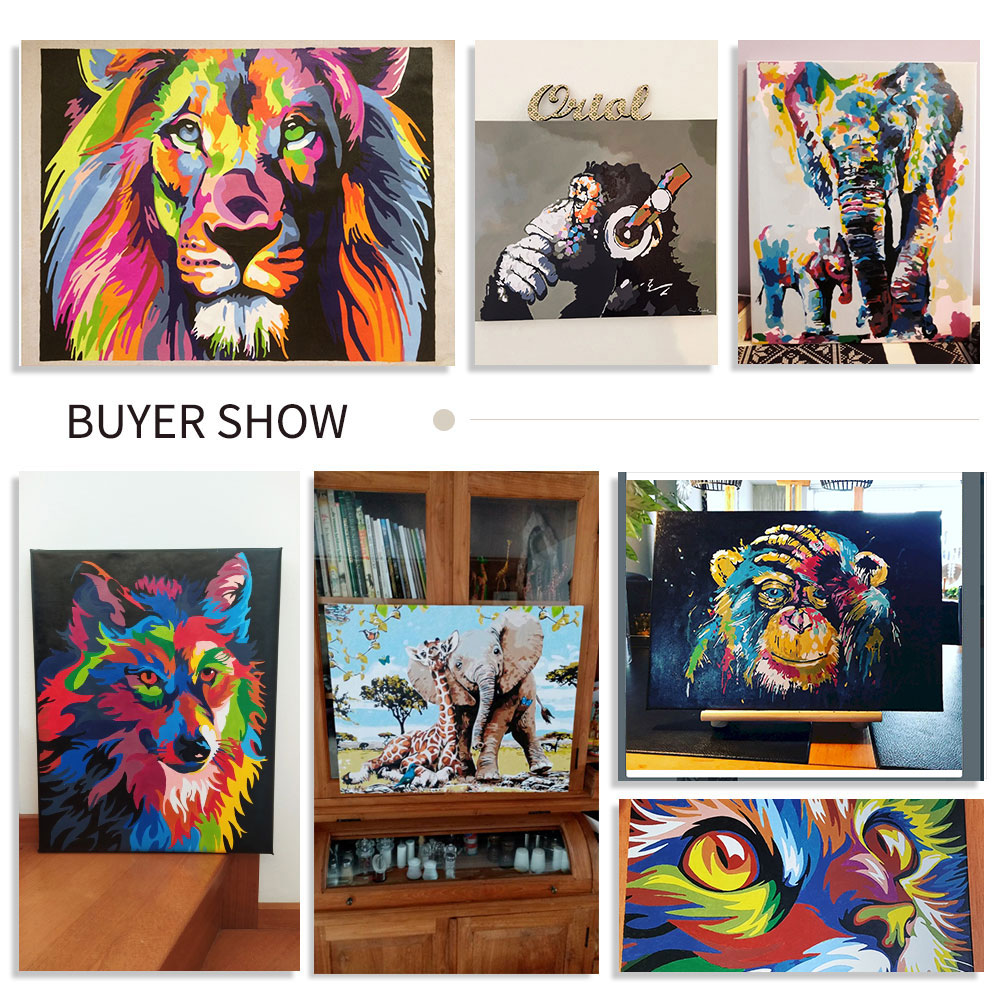 GATYZTORY 60x75cm Painting By  - Resin Art On Canvas 评论和价格