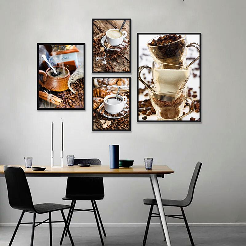 WCIC Art Poster, Coffee Theme, - Background Resin Art 评论和价格