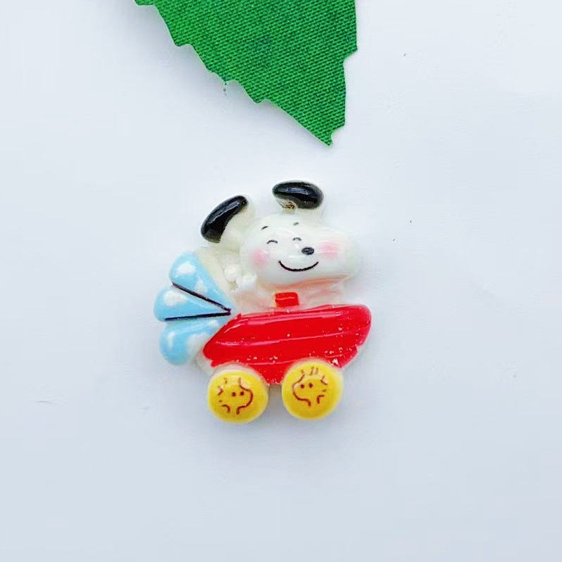 12pcs resin cartoon dog pendan - Resin Art Pendant 评论和价格
