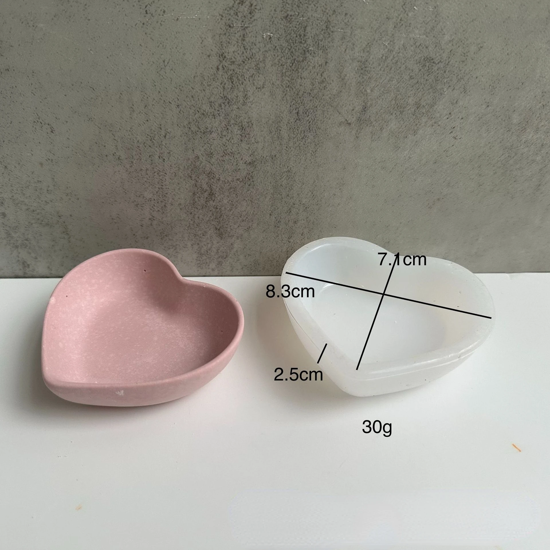 Concrete Square Heart Shape Si - Tray Mold Rectangle 评论和价格