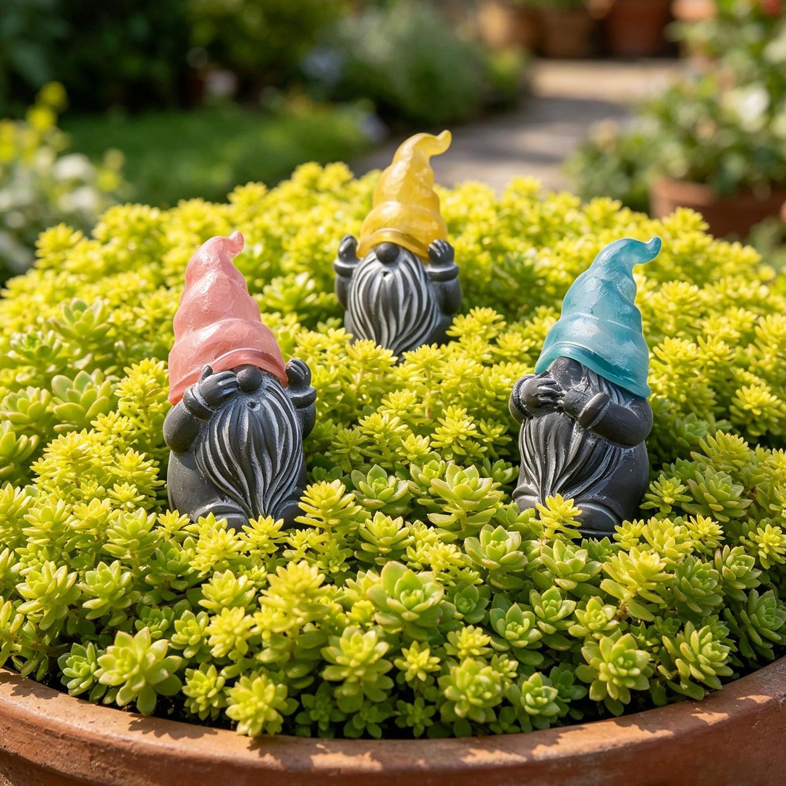Decorative Garden Stakes 3-Pie - Resin Art Flowers 评论和价格