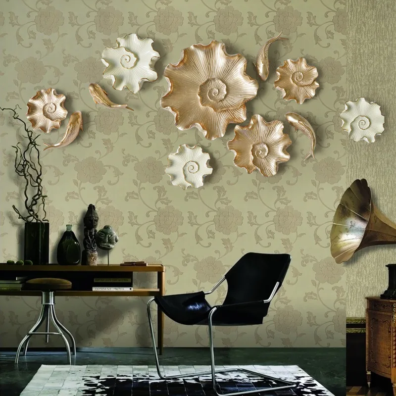 Chic 3D White Grey Resin Lotus - Background Resin Art 评论和价格