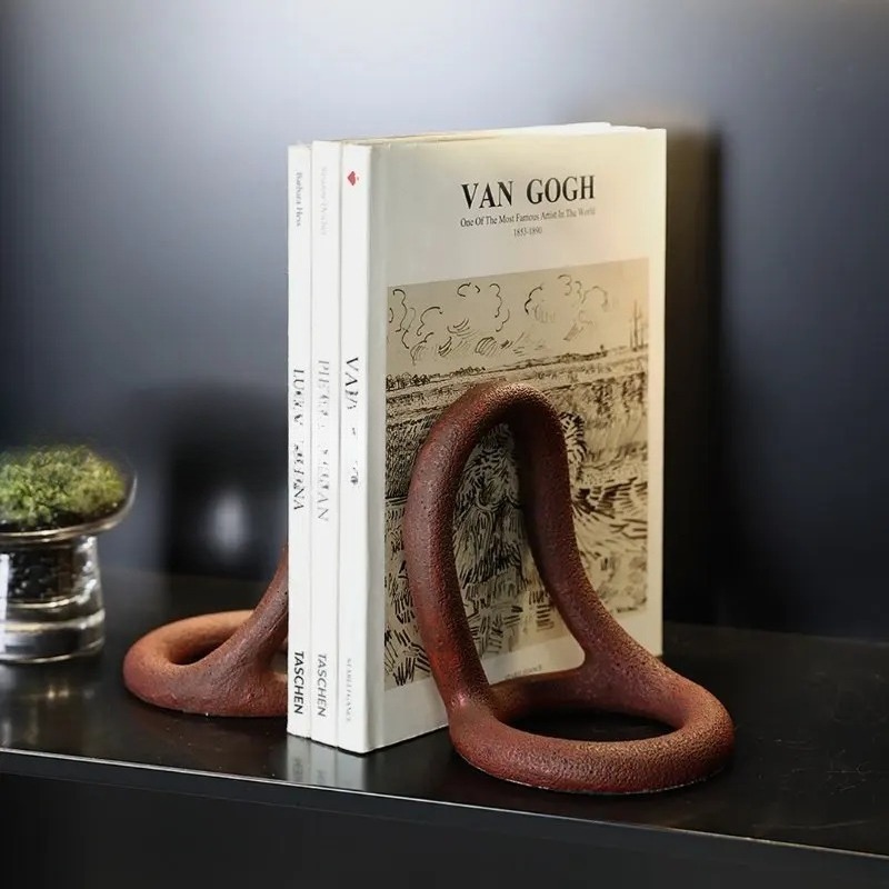 Minimalist Bookends for Office - Resin Art Book 评论和价格