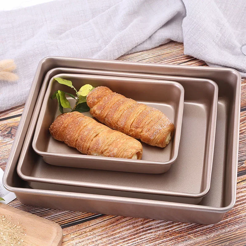 Rectangle Carbon Steel Cake Ba - Tray Mold Rectangle 评论和价格