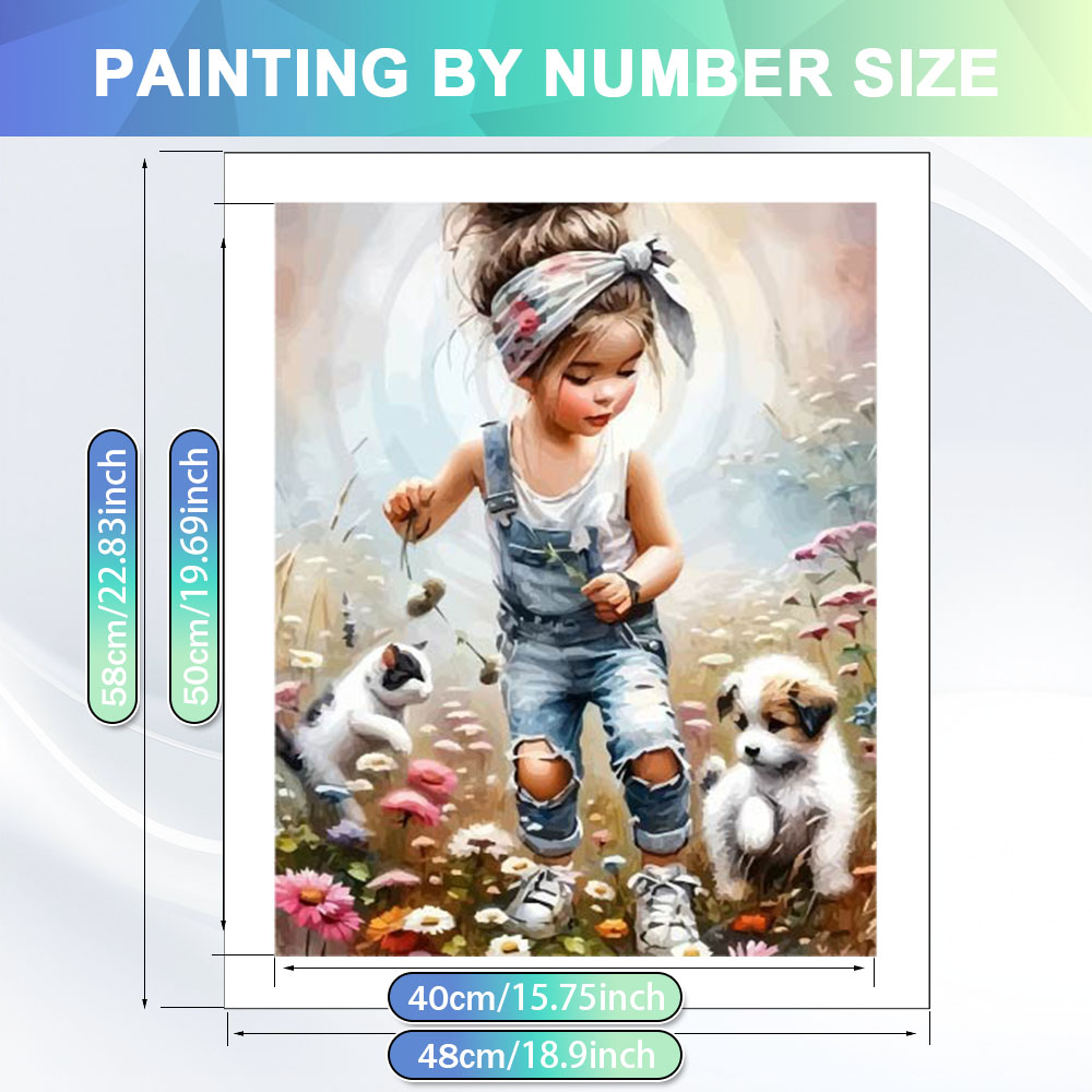 HUACAN Paintings By Numbers Gi - Resin Art On Canvas 评论和价格