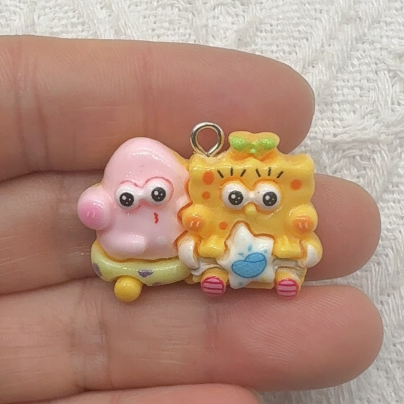 10pcs cartoon resin pendant, D - Resin Art Pendant 评论和价格