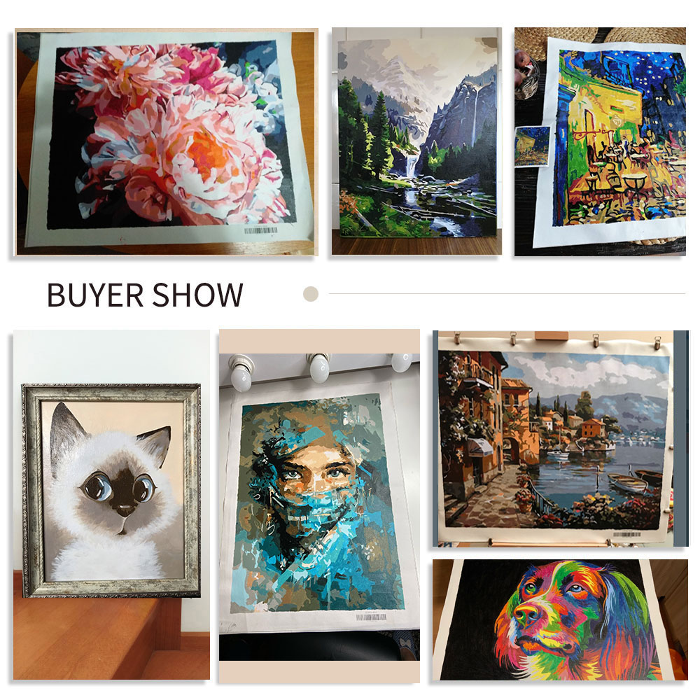 PhotoCustom Diy Painting By Nu - Resin Art On Canvas 评论和价格
