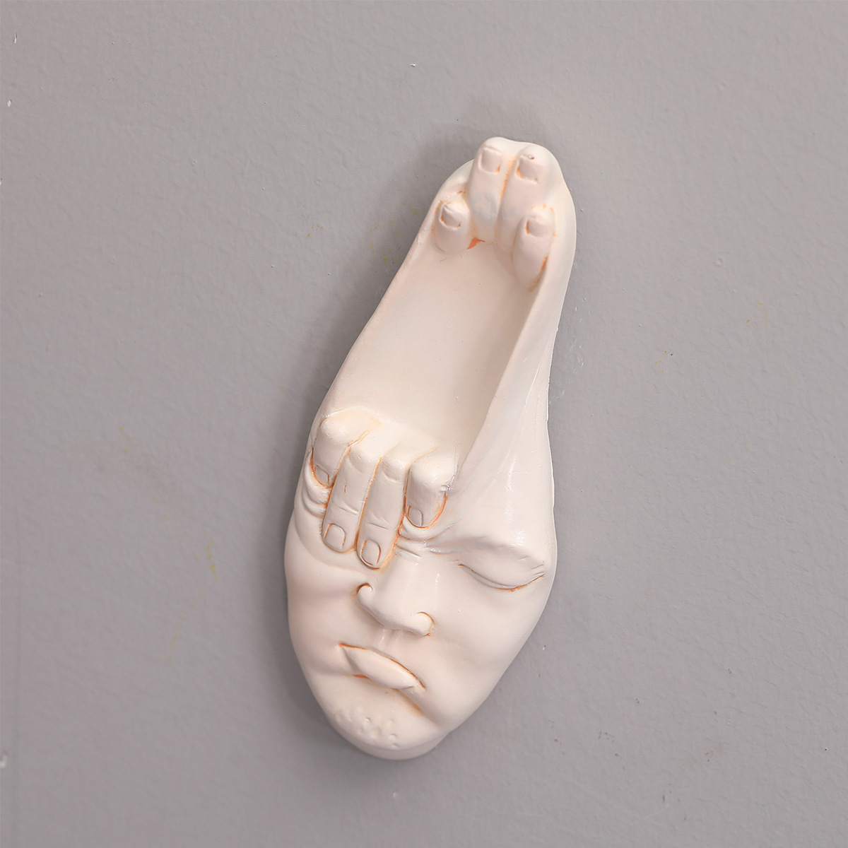 Creative Abstract Finger Face  - Background Resin Art 评论和价格