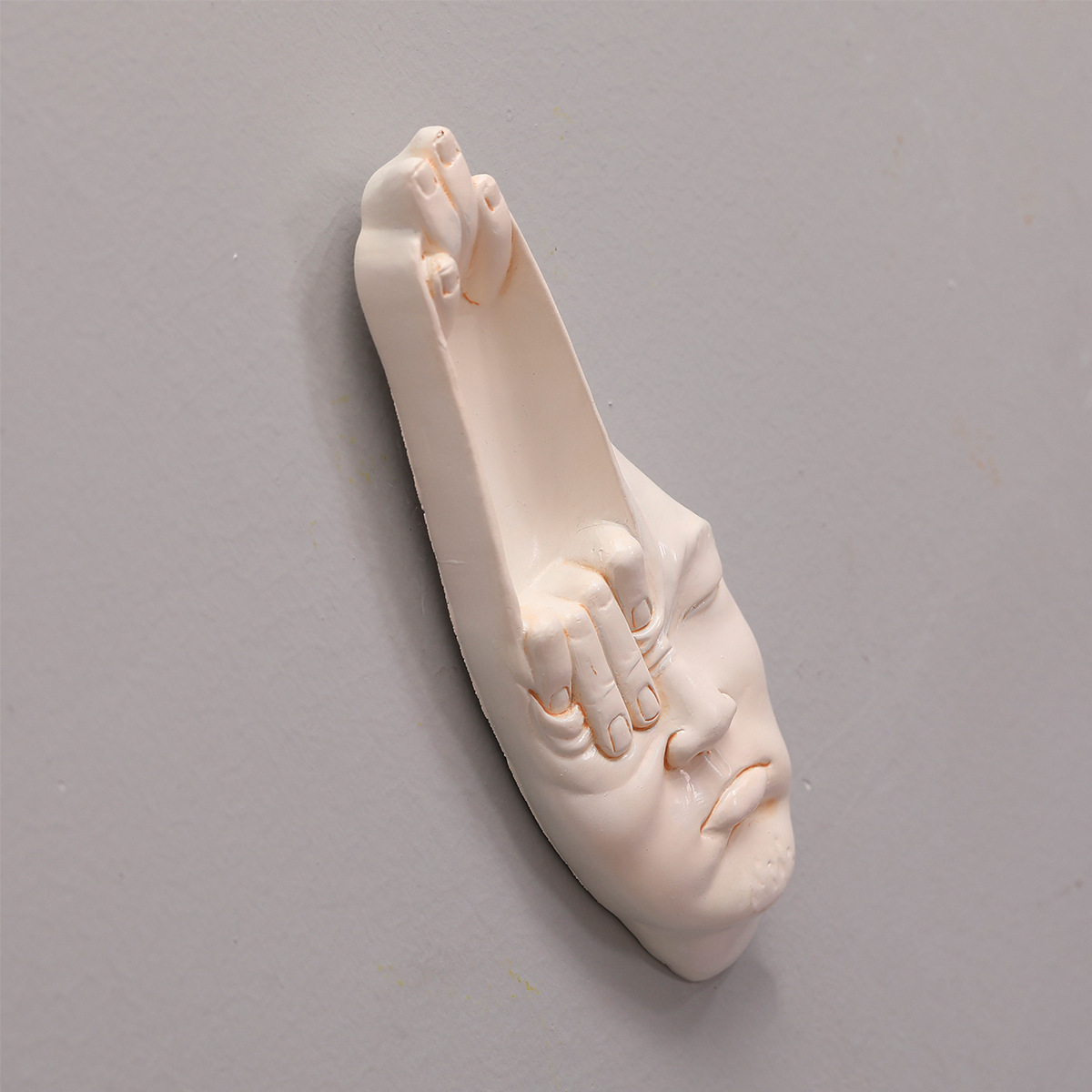Creative Abstract Finger Face  - Background Resin Art 评论和价格