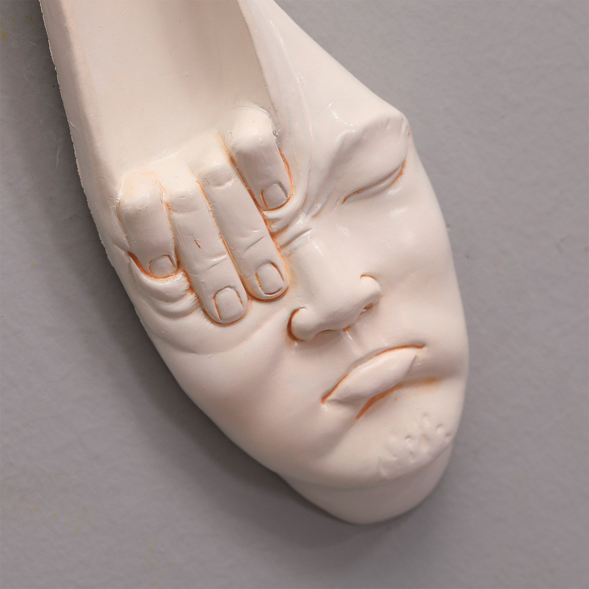 Creative Abstract Finger Face  - Background Resin Art 评论和价格