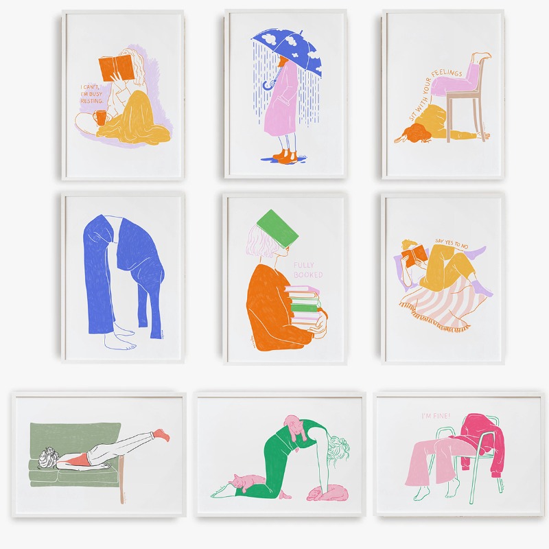 Modern Minimalist Line Girl Il - Resin Art Book 评论和价格