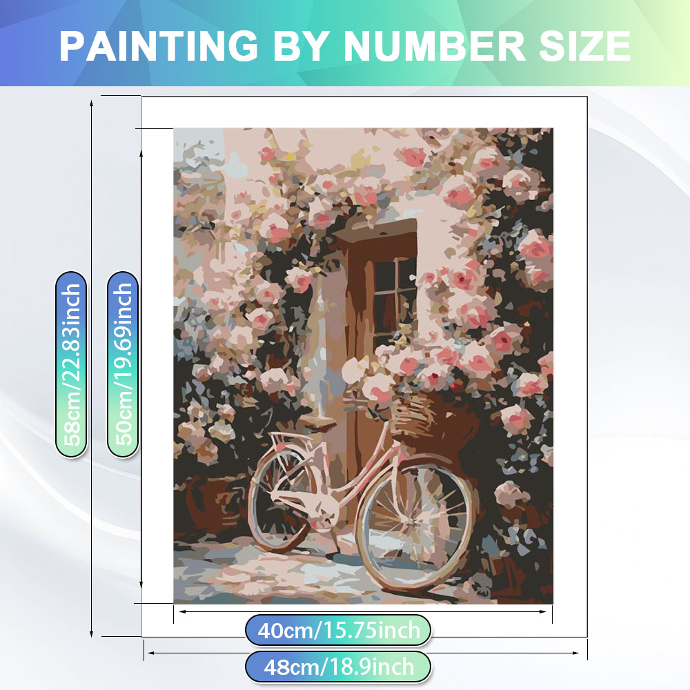 HUACAN Oil Painting By Number  - Resin Art On Canvas 评论和价格